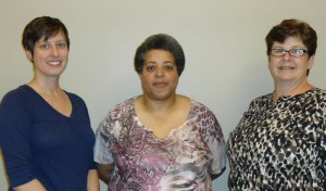 September Entrepreneurs' Cafe Winner left to right: Rachel Houston (Operations Director, Unlimited Future), Janet Butler (Owner, JB's World of Bowling), Gail Patton (Executive Director, Unlimited Future